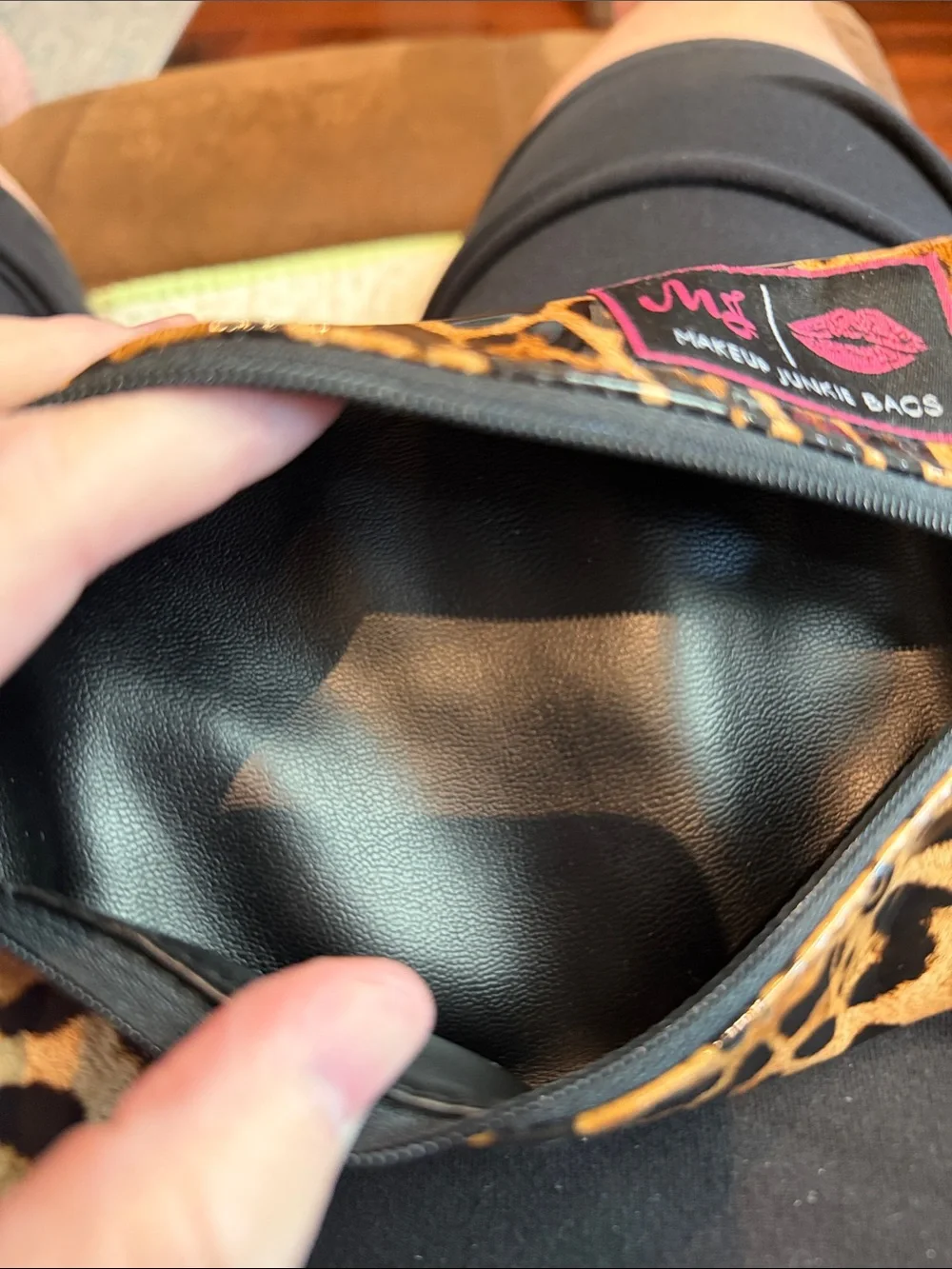 Makeup Junkie Bag Small Vinyl Clutch